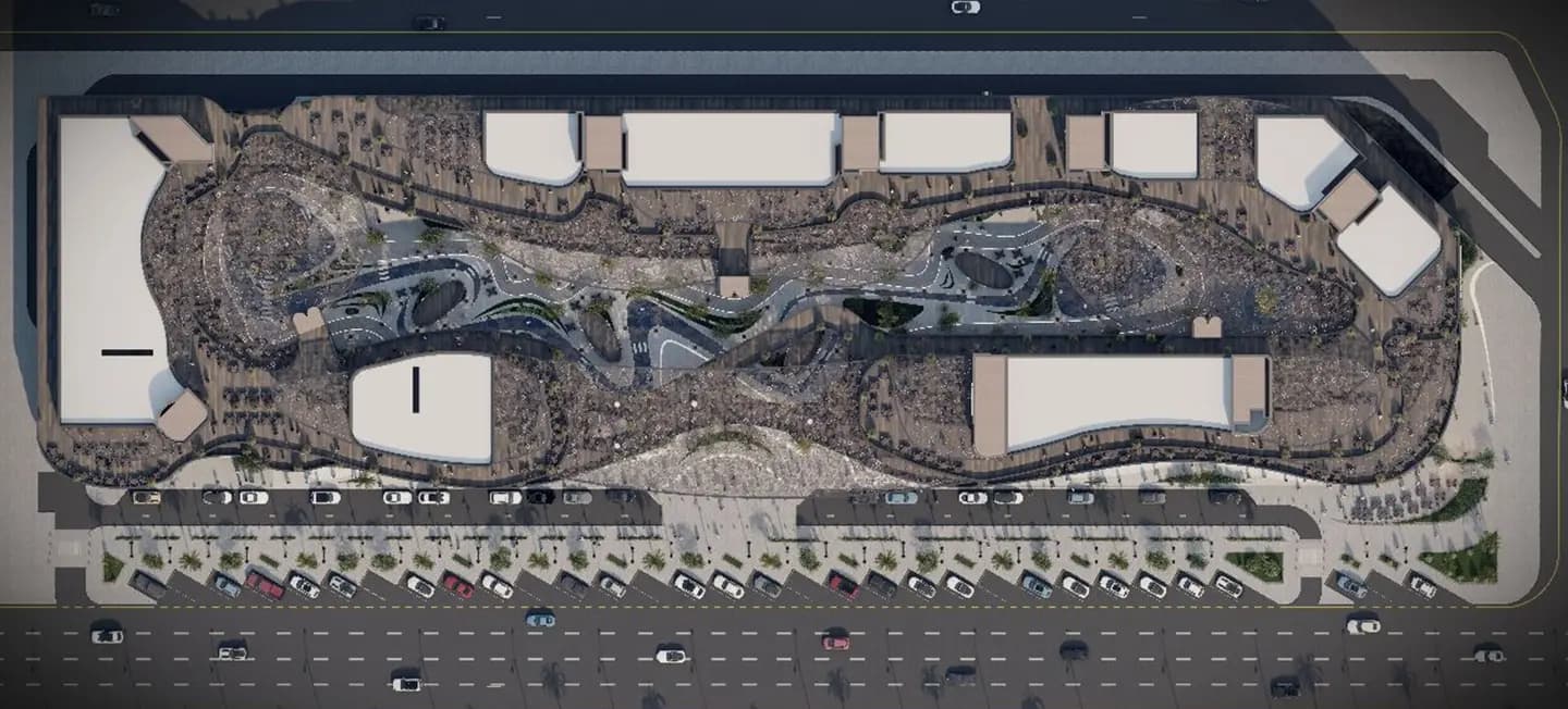 Aerial master site plan