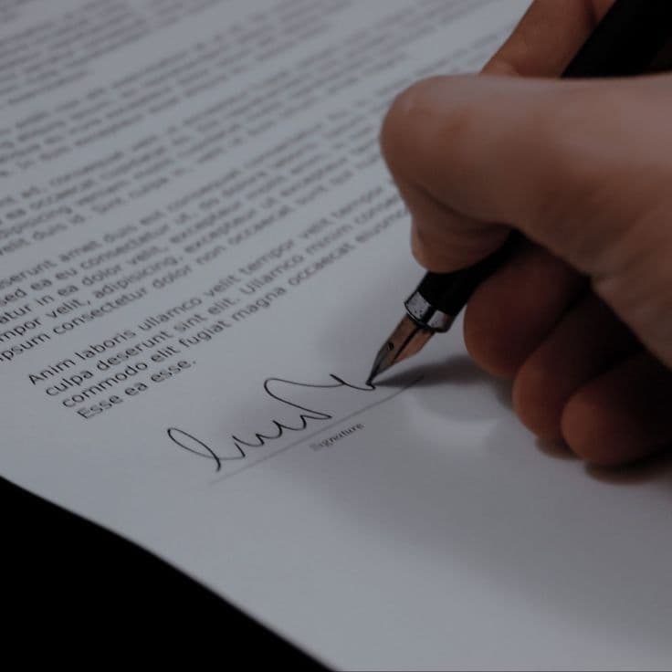 Contract signing support